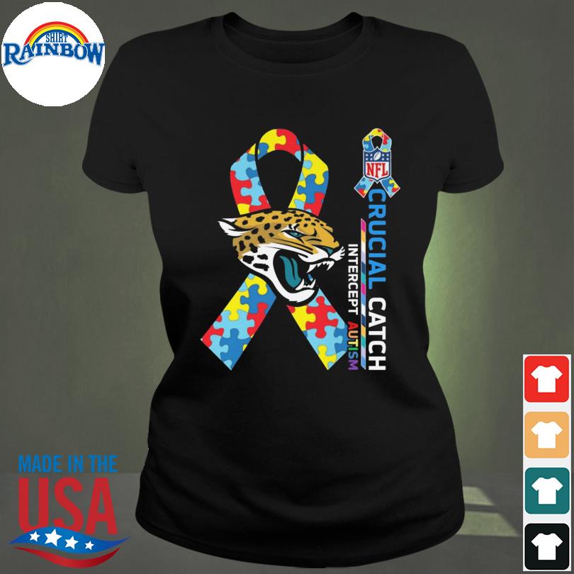 Jacksonville Jaguars crucial catch intercept autism 2023 shirt