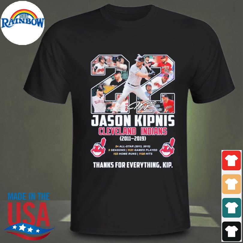 Jason kipnis cleveland indians 2001 2019 thanks for everything kip shirt