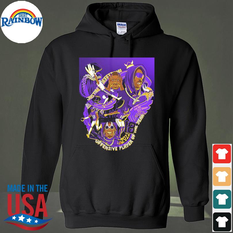 Funny minnesota Vikings Justin Jefferson Caricature Shirt, hoodie, sweater,  long sleeve and tank top