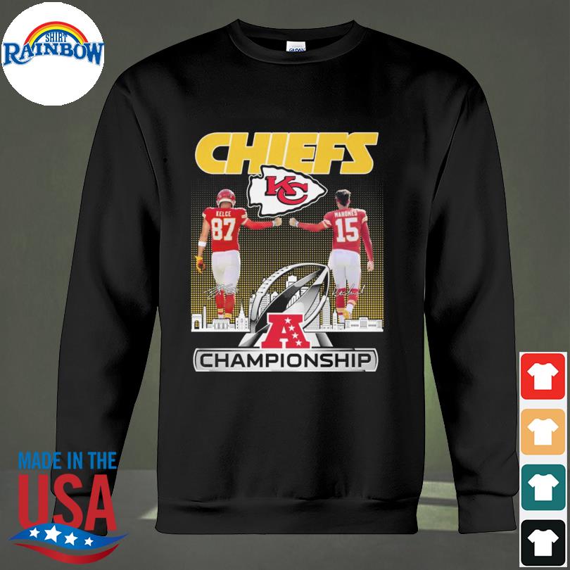 Chiefs Brothers Travis Kelce Pat Mahomes Kansas City Football 2023 shirt,  hoodie, sweater, long sleeve and tank top