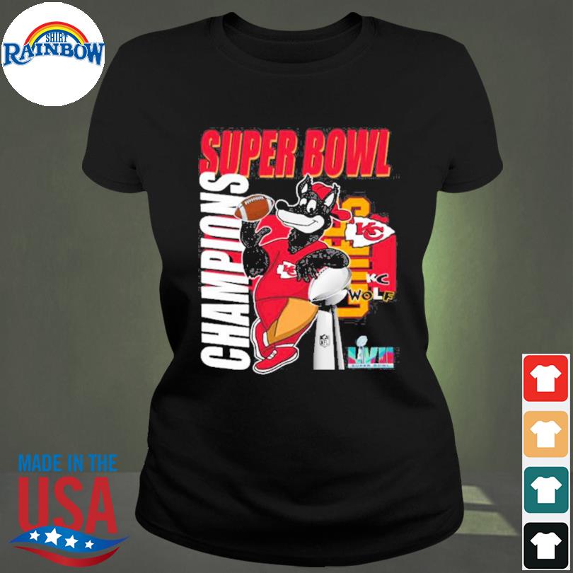 K.C Wolf super Bowl Champions Kansas City Chiefs trophy shirt