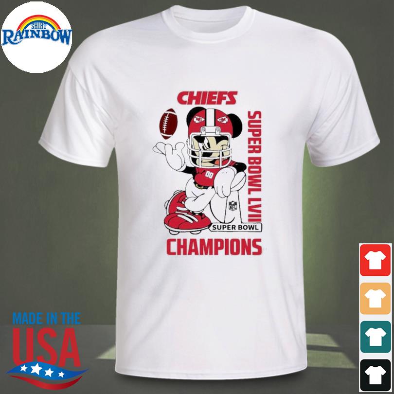 Mickey Kansas City Chiefs Super Bowl LVII champions shirt, hoodie, sweater,  long sleeve and tank top