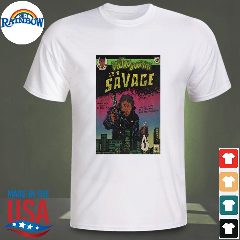 Metro boomin 21 savage comic shirt