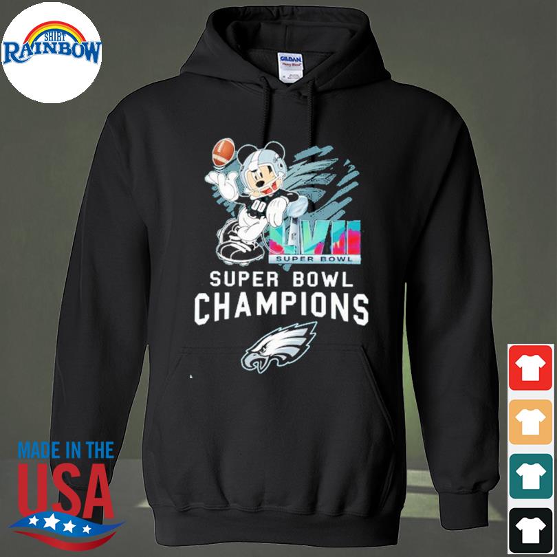 The Philadelphia Eagles Mickey Mouse 2023 Super Bowl LVII Champions shirt,  hoodie, sweater and long sleeve