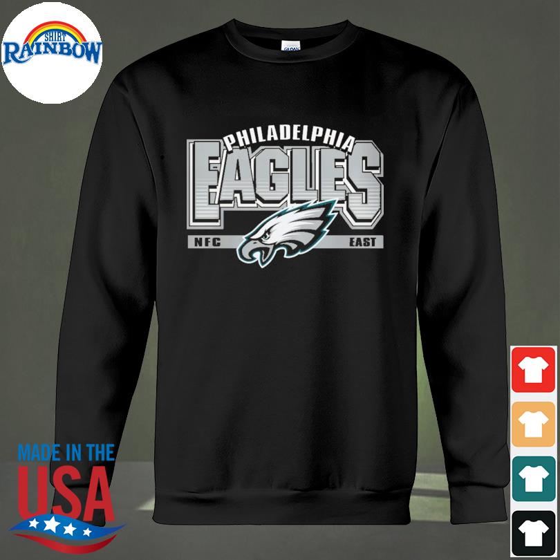 NFL Team Apparel Youth Philadelphia Eagles Revitalize Black Tank