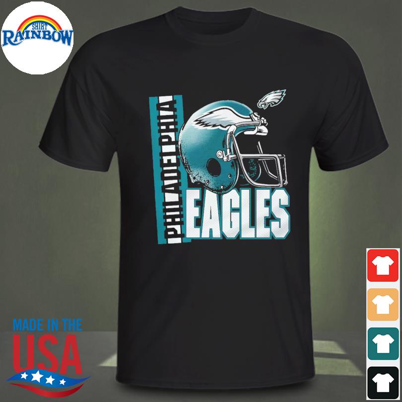 NFL Team Apparel Youth Philadelphia Eagles Rowdy Black T-Shirt