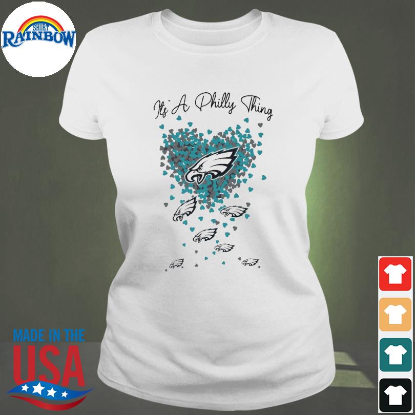 Official Philadelphia Eagles heart it's a Philly thing shirt