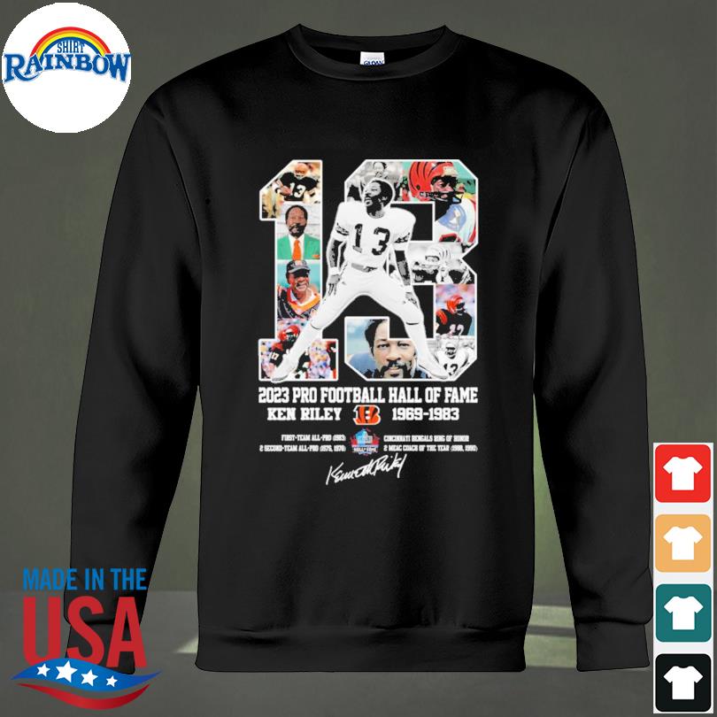 2023 pro football hall of fame ken riley 1969 1983 signatures shirt,  hoodie, sweater, long sleeve and tank top