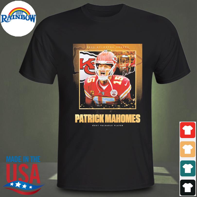 Patrick Mahomes most valuable player shirt