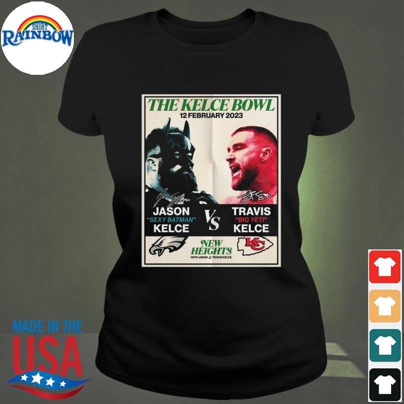 Jason Kelce Shirt Sexy Batman Big Yeti The Kelce Bowl Eagles Gift