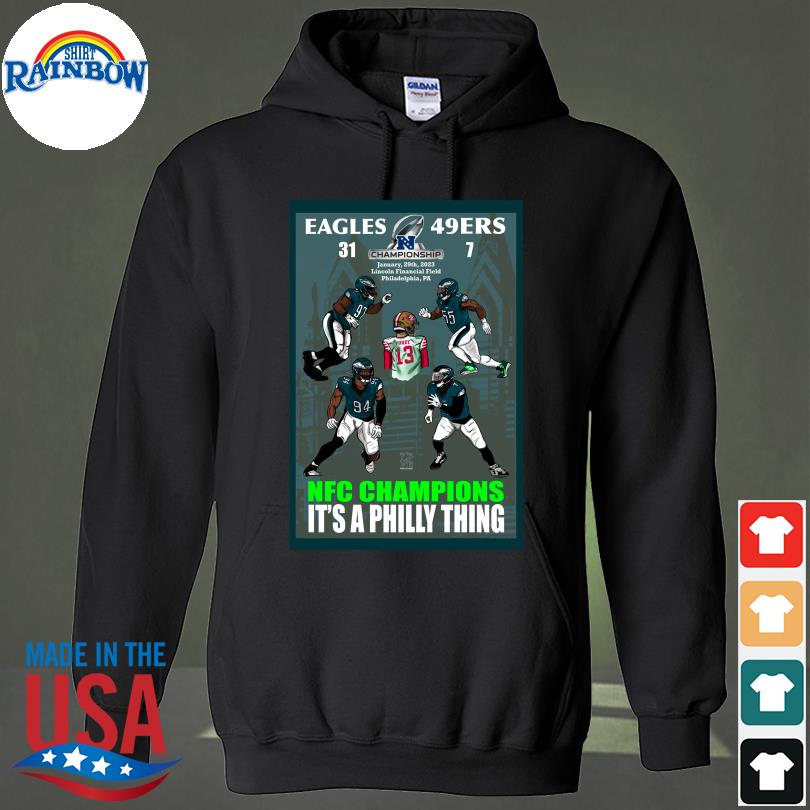 Philadelphia Eagles Vs San Francisco 49ers 2023 NFC championship shirt,  hoodie, sweater, long sleeve and tank top