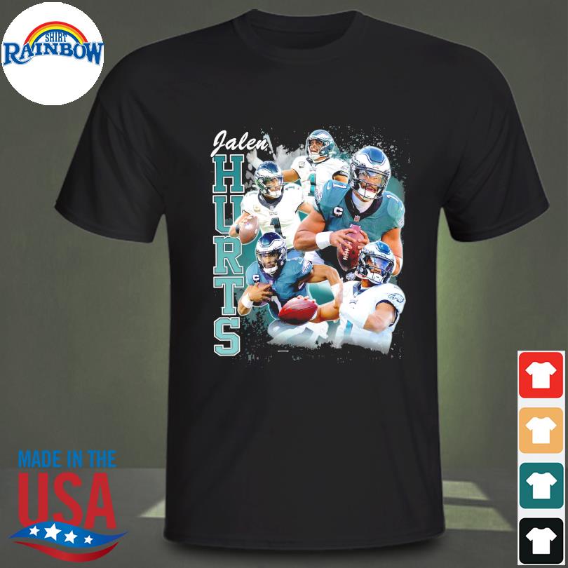 Bintage 90s Bootleg Jalen Hurts Philadelphia Eagles Shirt - Bring