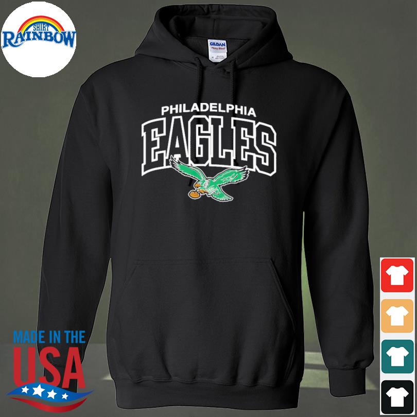 Philadelphia eagles mitchell & ness kelly green logo arch shirt