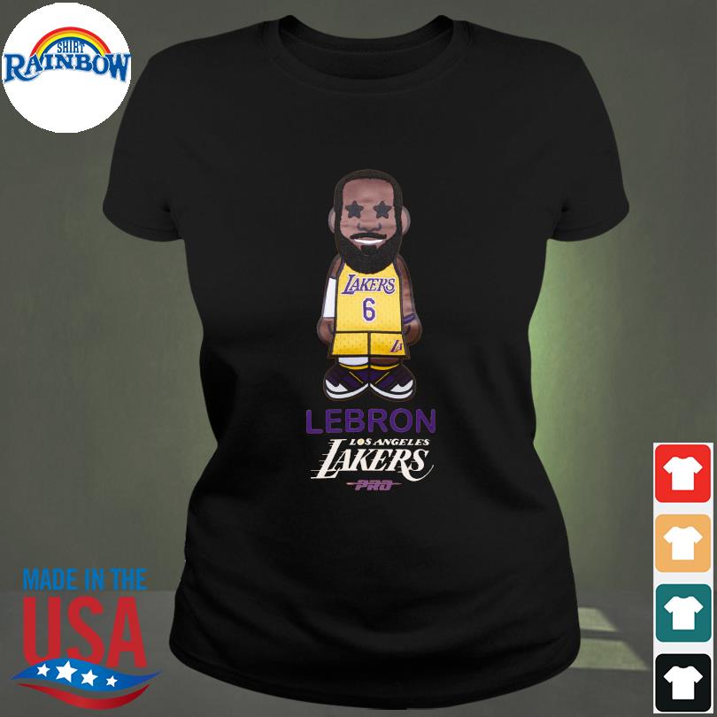 LeBron James Los Angeles Lakers Pro Standard #6 Caricature T-Shirt