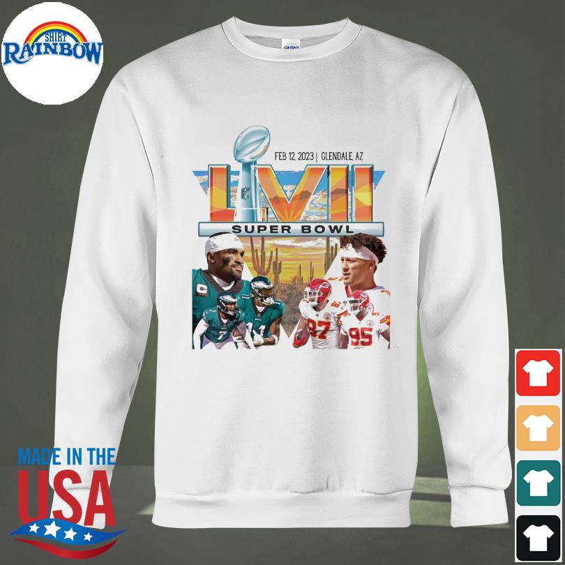 Super Bowl 2023 Vintage Philadelphia Eagles Vs Chiefs T-shirt Sweatshirt -  Bluecat