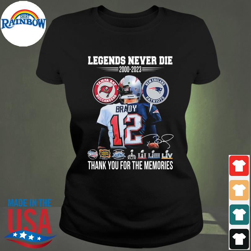 Official Tom Brady The Goat Tampa Bay Buccaneers and New England Patriots  signatures shirt, hoodie, sweater, long sleeve and tank top