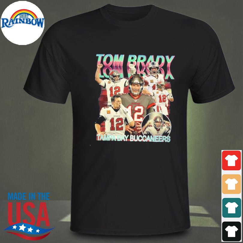 Tom Brady Shirt Tampa Bay Buccaneers Retro Logo Parody Classic 