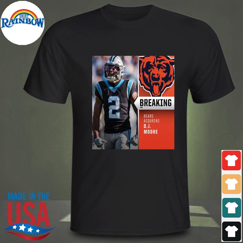 DJ Moore Chicago Bears football shirt, hoodie, sweater, long