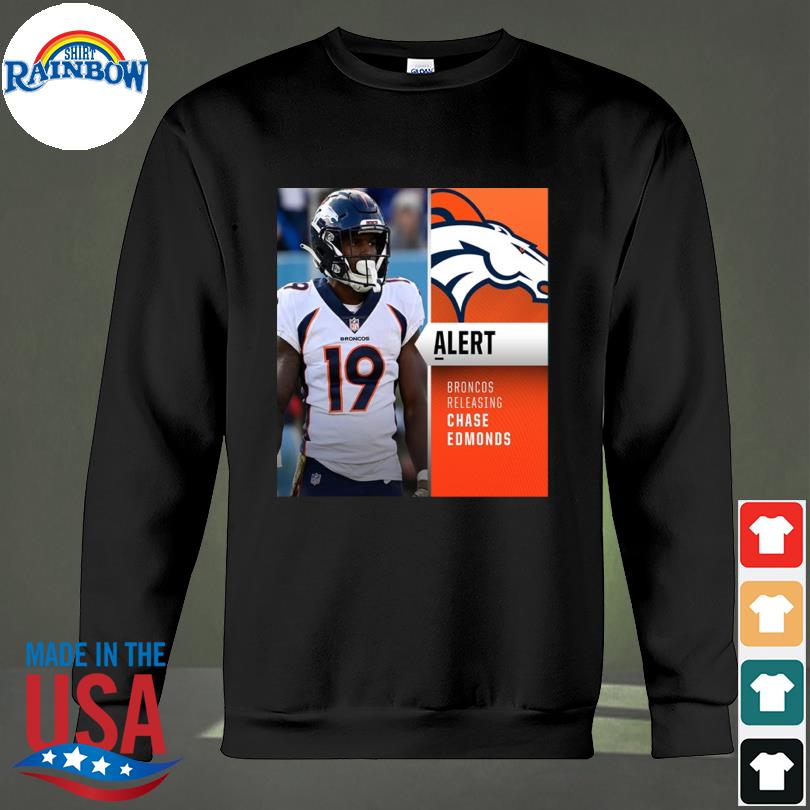 Denver Broncos Releasing RB Chase Edmonds Vintage T-Shirt - Kaiteez