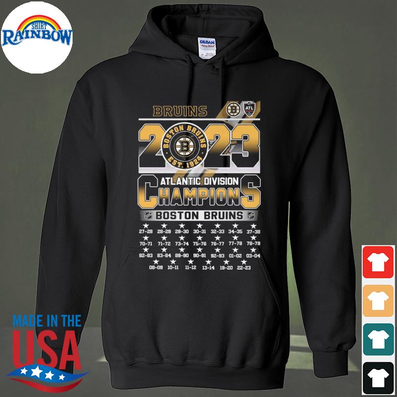 Funny Boston bruins 2023 Atlantic Division champions 2023 s hoodie