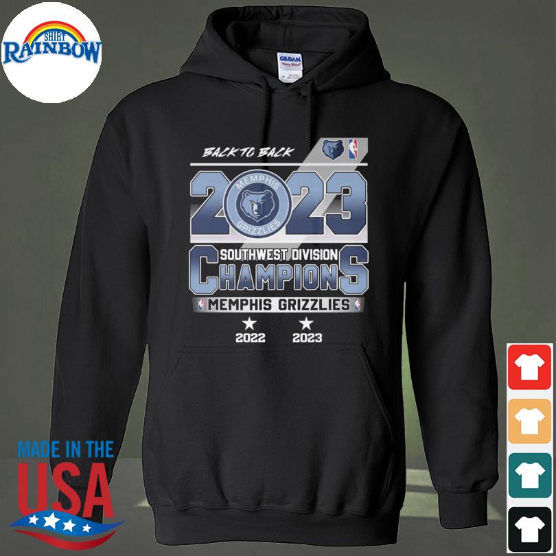 Memphis Grizzlies back to back 2023 south west division champions s hoodie