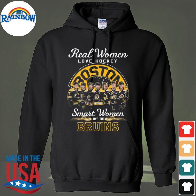 Real Women Love Hockey Smart Women Love The Boston Bruins Girl Vintage Shirt,  hoodie, sweater, long sleeve and tank top