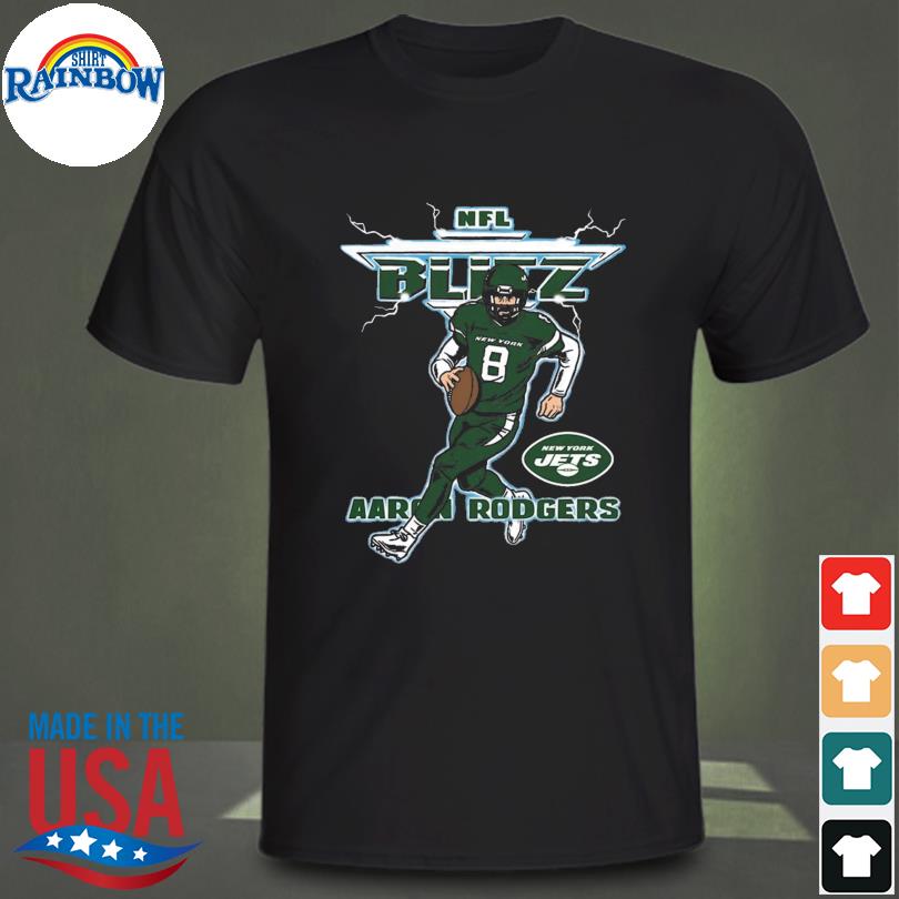 Aaron Rodgers New York Jets Homage Blitz Graphic shirt, hoodie, sweater,  long sleeve and tank top