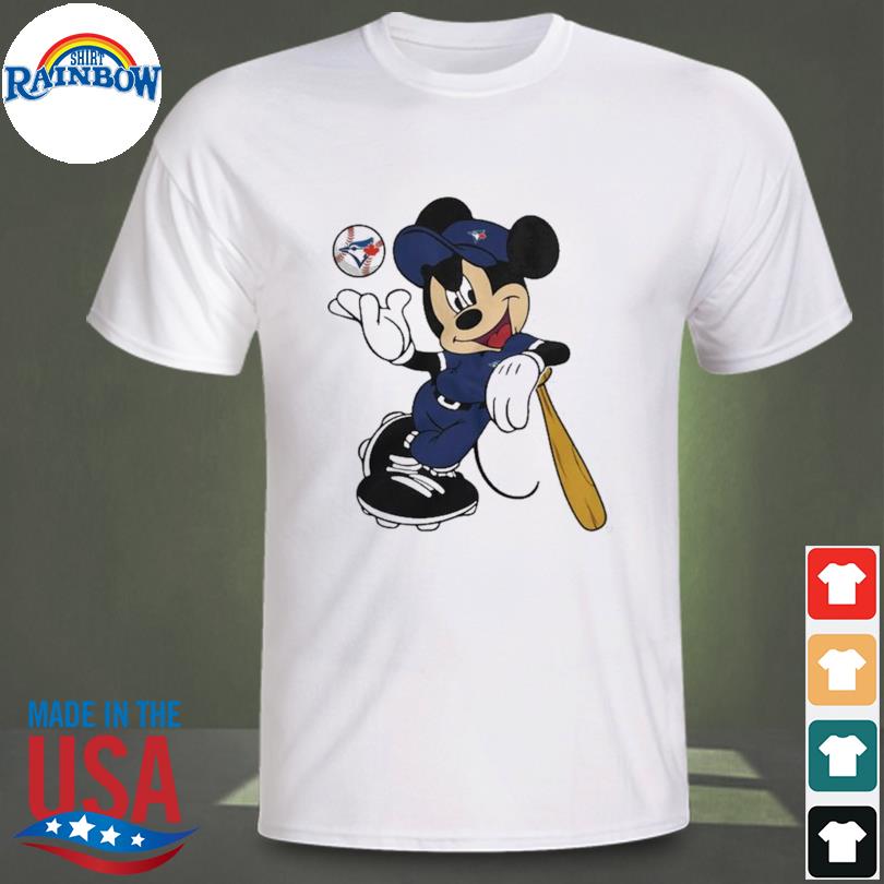 Mickey Mouse Toronto Blue Jays playing baseball 2023 shirt, hoodie,  sweater, long sleeve and tank top