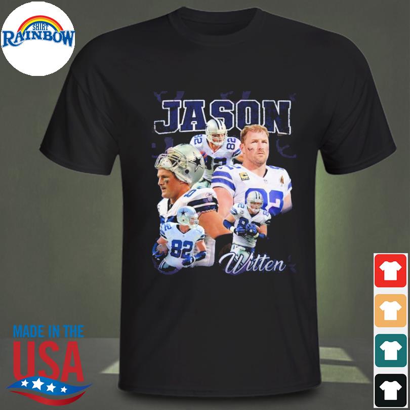 Jason Witten Cowboys Long Sleeve T-Shirt by Joe Hamilton - Pixels