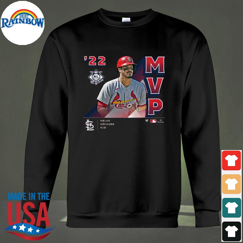 St louis cardinals nolan arenado women's 2022 nl mvp shirt, hoodie