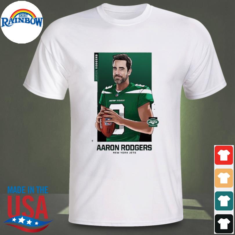 New York Jets Aaron Rodgers T Shirt - Jolly Family Gifts