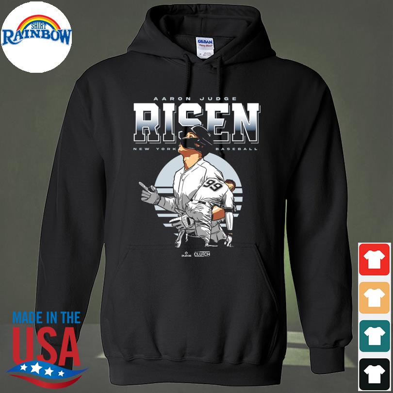 Official aaron judge risen new york baseball T-shirts, hoodie, tank top,  sweater and long sleeve t-shirt