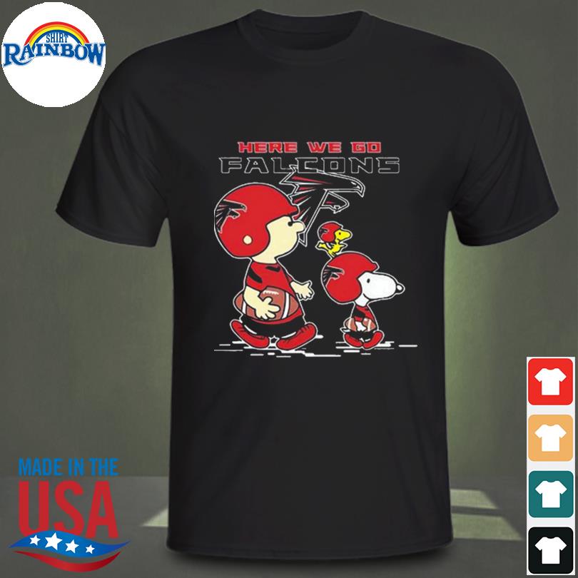 Atlanta Falcons Lets Play Football Together Snoopy T-Shirt - T