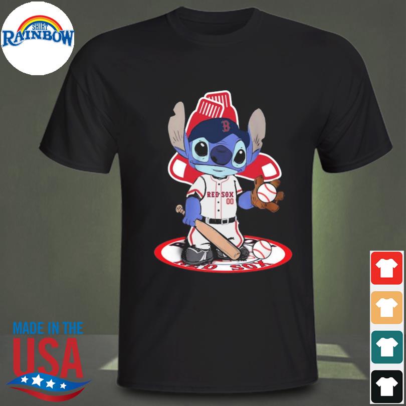 Stitch Boston Red Sox Baseball Logo 2023 Shirt