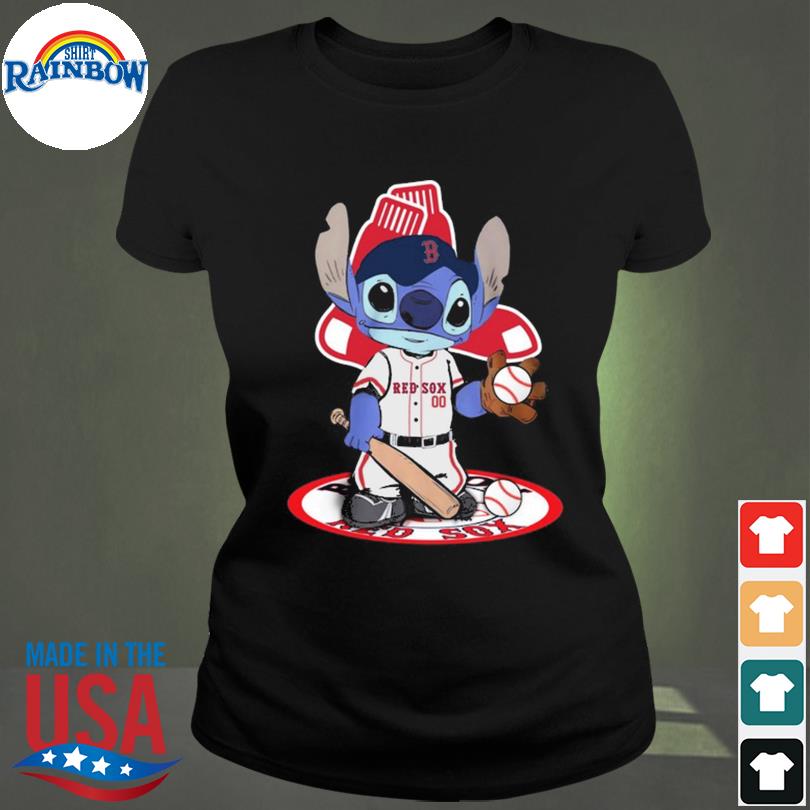 Stitch Boston Red Sox Baseball Logo 2023 Shirt