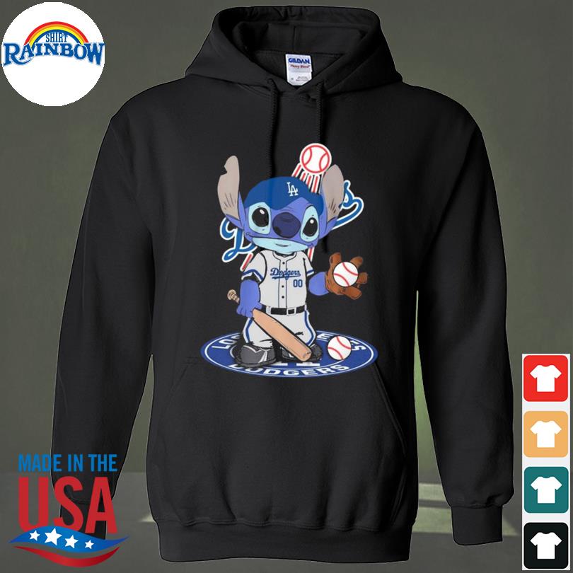 Stitch baseball Los Angeles Dodgers logo shirt, hoodie, sweater, long  sleeve and tank top