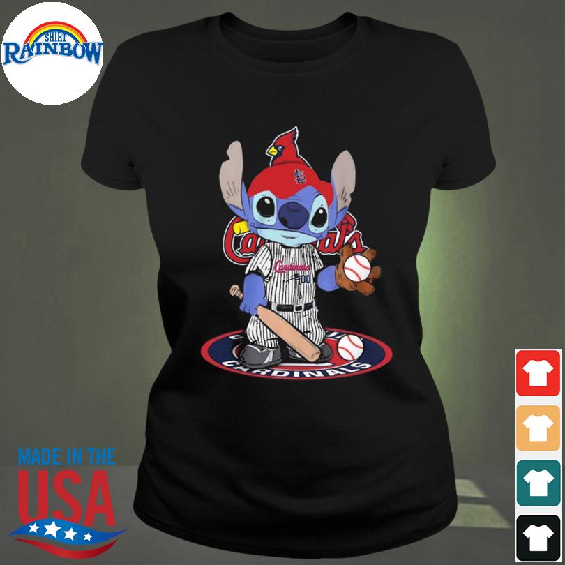 Baby Stitch St Louis Cardinals Baseball Logo 2023 Shirt