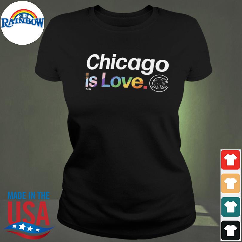 Fanatics, Shirts, Chicago Cubs Priderainbow Tee
