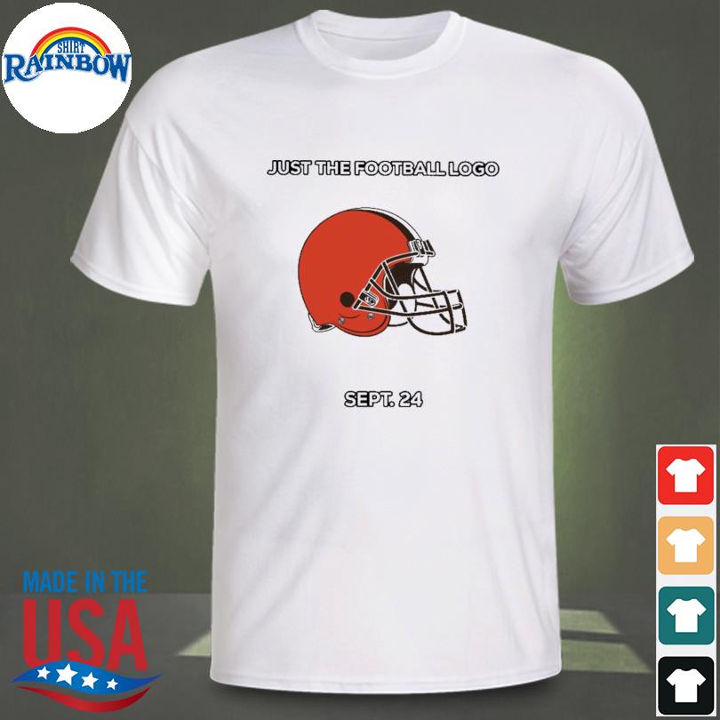 Cleveland browns just the football logo sept 24 shirt