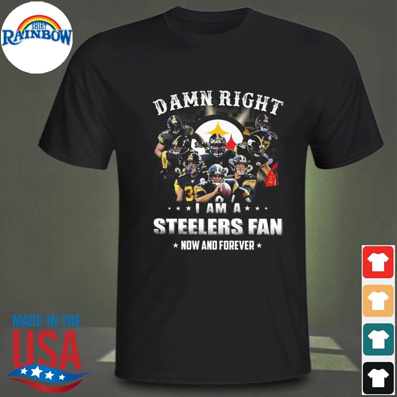 Damn Right I Am A Pittsburgh Steelers Fan Now And Forever 2023 Signatures  Shirt, hoodie, sweater, long sleeve and tank top