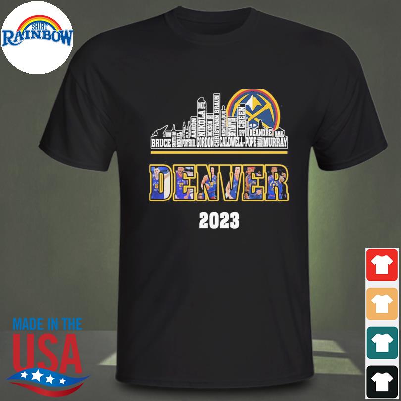 Denver nuggets 2023 skyline shirt