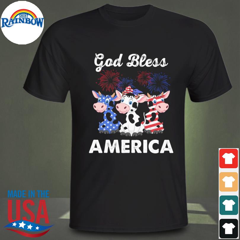 Happy God Bless Cows America 2023 shirt