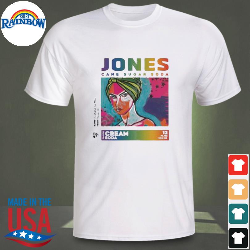 Jones cane sugar soda shirt
