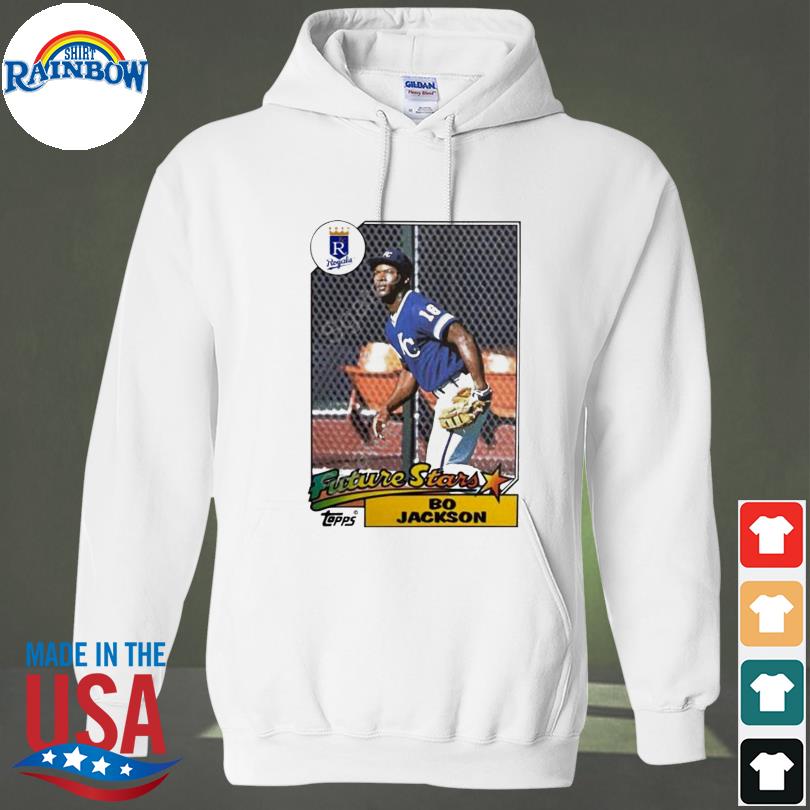 1987 Topps Future Stars Bo Jackson Royals retro shirt, hoodie