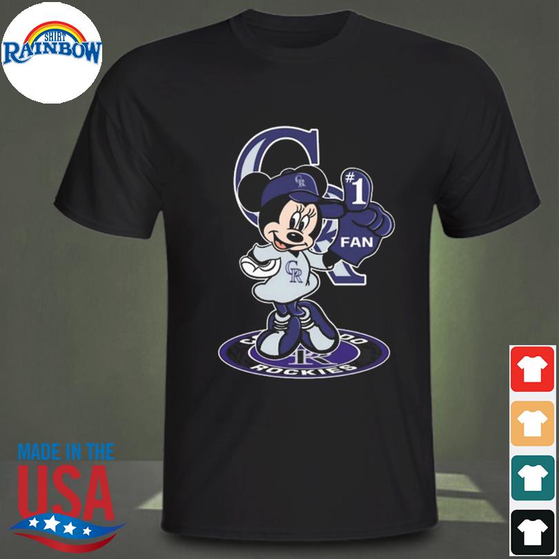 Colorado Rockies Mickey Mouse x Colorado Rockies Baseball Jersey