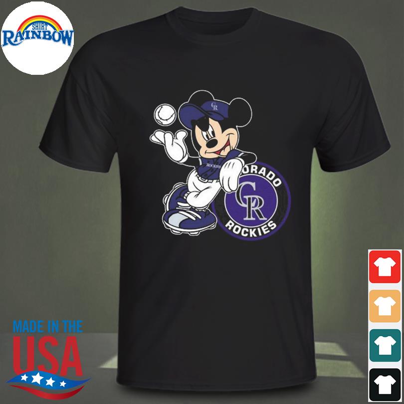 Trending mickey mouse Colorado rockies baseball Shirt, hoodie, sweater,  long sleeve and tank top