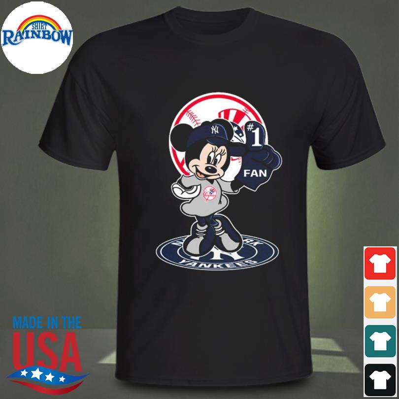 Mickey Mouse Hat New York Yankees fan 1 logo baseball 2023 shirt