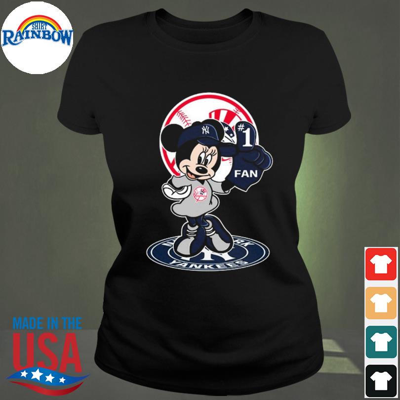 New York Yankees Mickey mouse cartoon shirt, hoodie, sweater, long