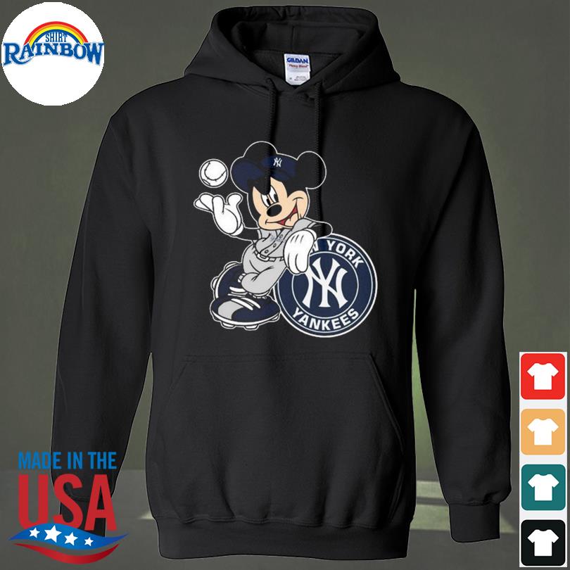 Mickey Mouse Hat New York Yankees logo baseball 2023 shirt, hoodie,  longsleeve tee, sweater