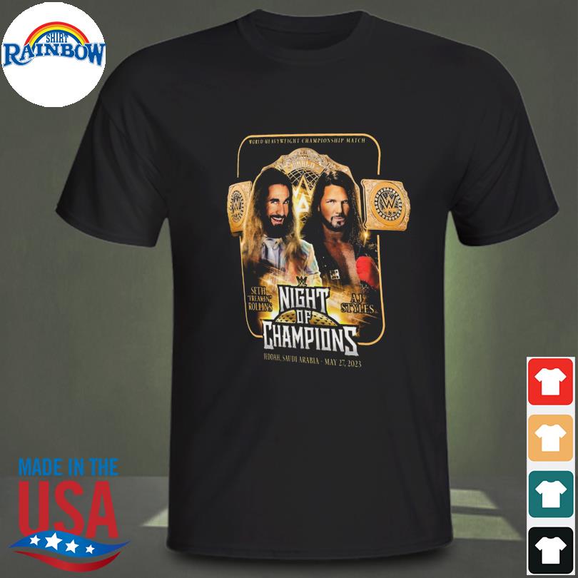 Seth Freakin Rollins vs AJ Styles Night of Champions Matchup T-Shirt